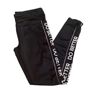 Forever 21 Athletic Leggings Do Better Black Medium